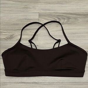 Women's Alo Airlift Bra Espresso